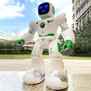 Ruko 1088 Large Robot Toys for Boys, Voice and App Control, Smart Remote Control Carle Robots, Electronics Educational Birthday for Kids 4 5 6 7 8 Year Old, Green Digital Rechargeable