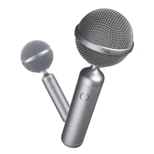 【AudioWow-P】All-in-One Wireless Karaoke Microphone with Magic Vocal Remover – HiFi Sound, Wireless Duet Mode, 6 Sound Effects, Anti-Feedback, Portable Party Speaker – Perfect for Singing, Parties, Family Fun & Ideal Gift for Music Lovers & Teens