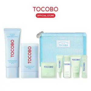 [TOCOBO Official] Travel SPF Ready Set (Sunscreen + Sunstick + Cica Travel Kit) mini trial kit, travel skincare kit, sun screen stick, cica soothing