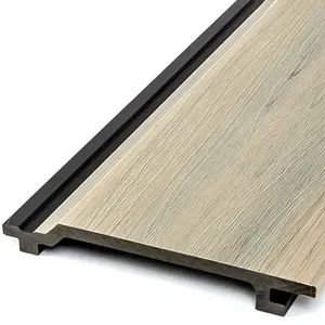 Weathered Oak Enhanced Grain Wood-Like Composite Siding, Exterior Wall Paneling