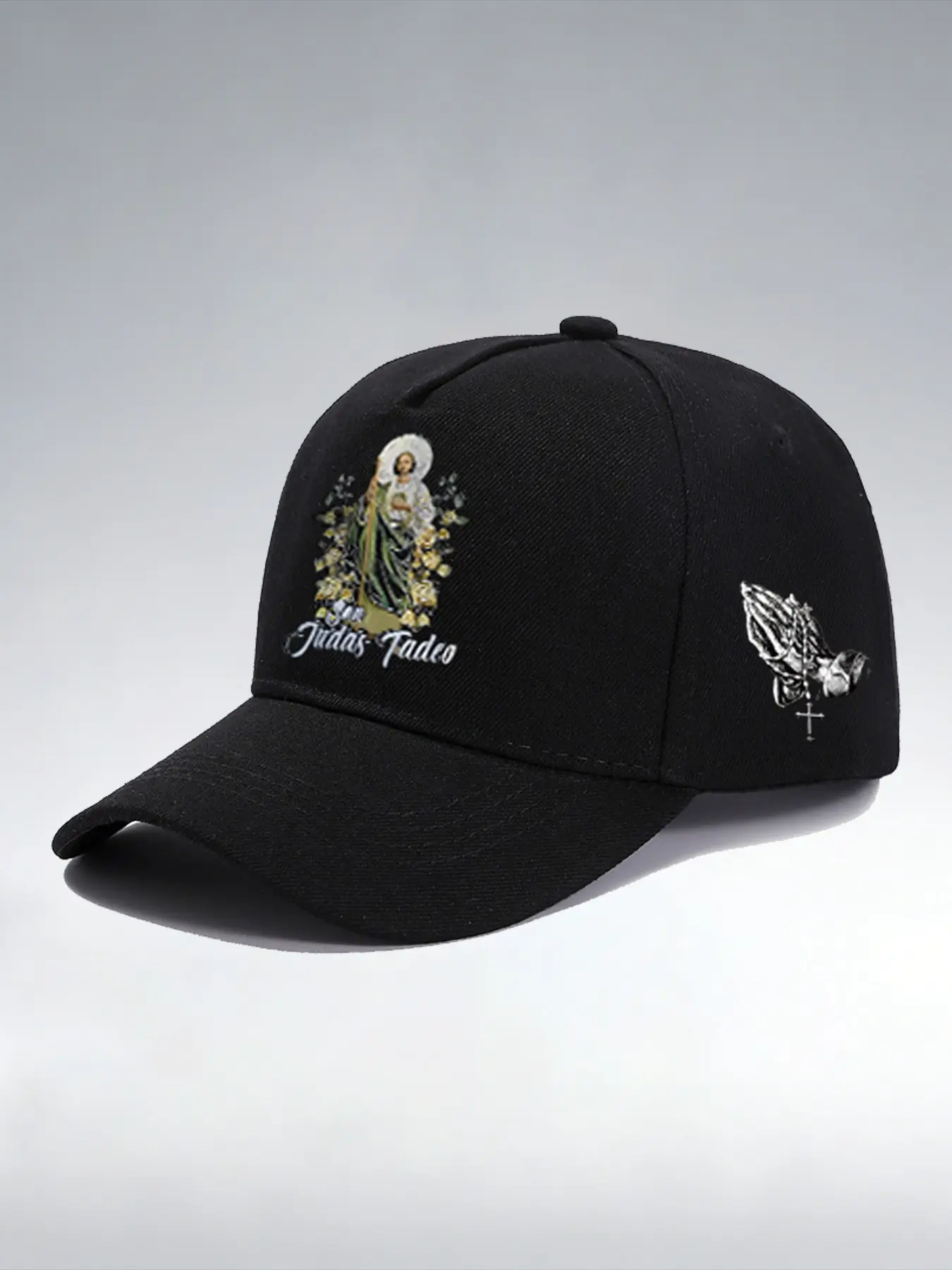 San Judas Tadeo Baseball Cap, Street Fashion Adjustable Snapback Hat, Fashion Hats, Adjustable Fit, Neutral Brimmed Hip-Hop Cap, Perfect Gift for Friends and Yourself