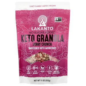 Lakanto Keto Granola, Berry Crunch, 11 oz (312 g)