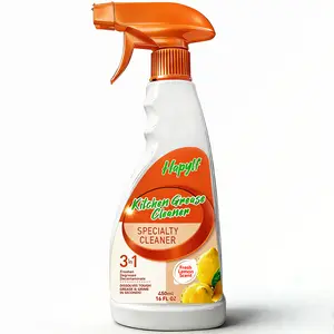 Multi-Purpose Cleaner - Effective Multi-Purpose Cleaner, Includes Spray Bottle & Towel for Cleaning Kitchen, Oven, Stove, Range Hood, Sink