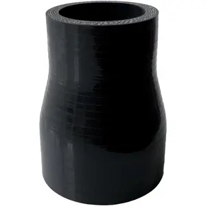 ID 2.75" to 3" Silicone Reducer Coupler Hose, 3" Length Universal 4-Ply Reinforced Straight Turbo Intake Intercooler Hose Pipe Silicone Coupler Black