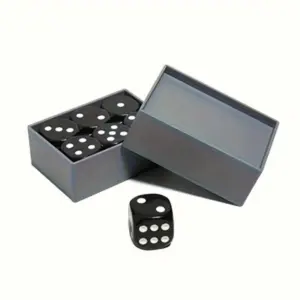 7 Die Magic Dice Trick with Box, Amazing Miracle Number Change Predict Effect, Close Up Magic Stage Performance Tool