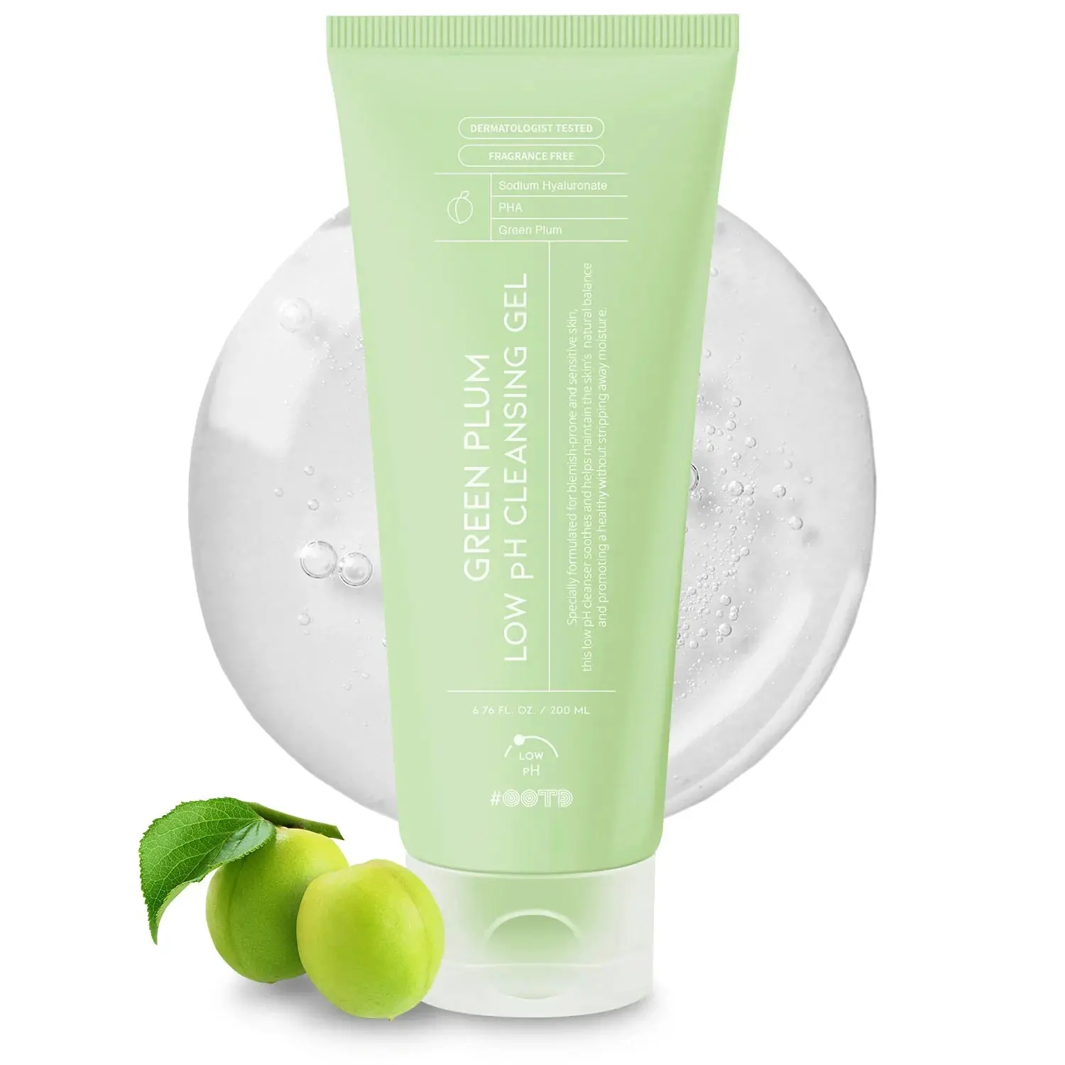 #OOTD Green Plum Low pH Cleansing Gel 200ml