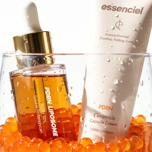 Essenciel PDRN Salmon DNA Skincare Set – Liposome Serum + Ceramide Capsule Cream | Barrier Repairing, Hydrating, Plumping & Skin Renewal | Cares for Look of Fine Lines, Dull & Dry Skin | For Youthful Glass-Looking Skin (30ml + 50ml)