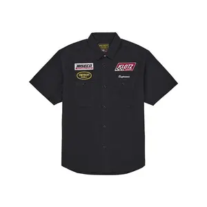 Supreme Vanson Leathers S/S Work Shirt Black (men) by StockX