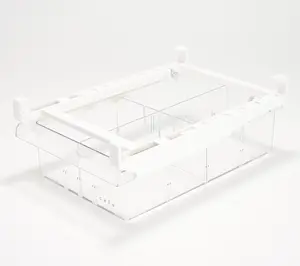 Cella Clear Hanging Fridge Drawer w/ 4 Dividers