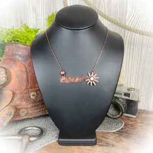 Western Cowboy Spur Necklace - Bronze