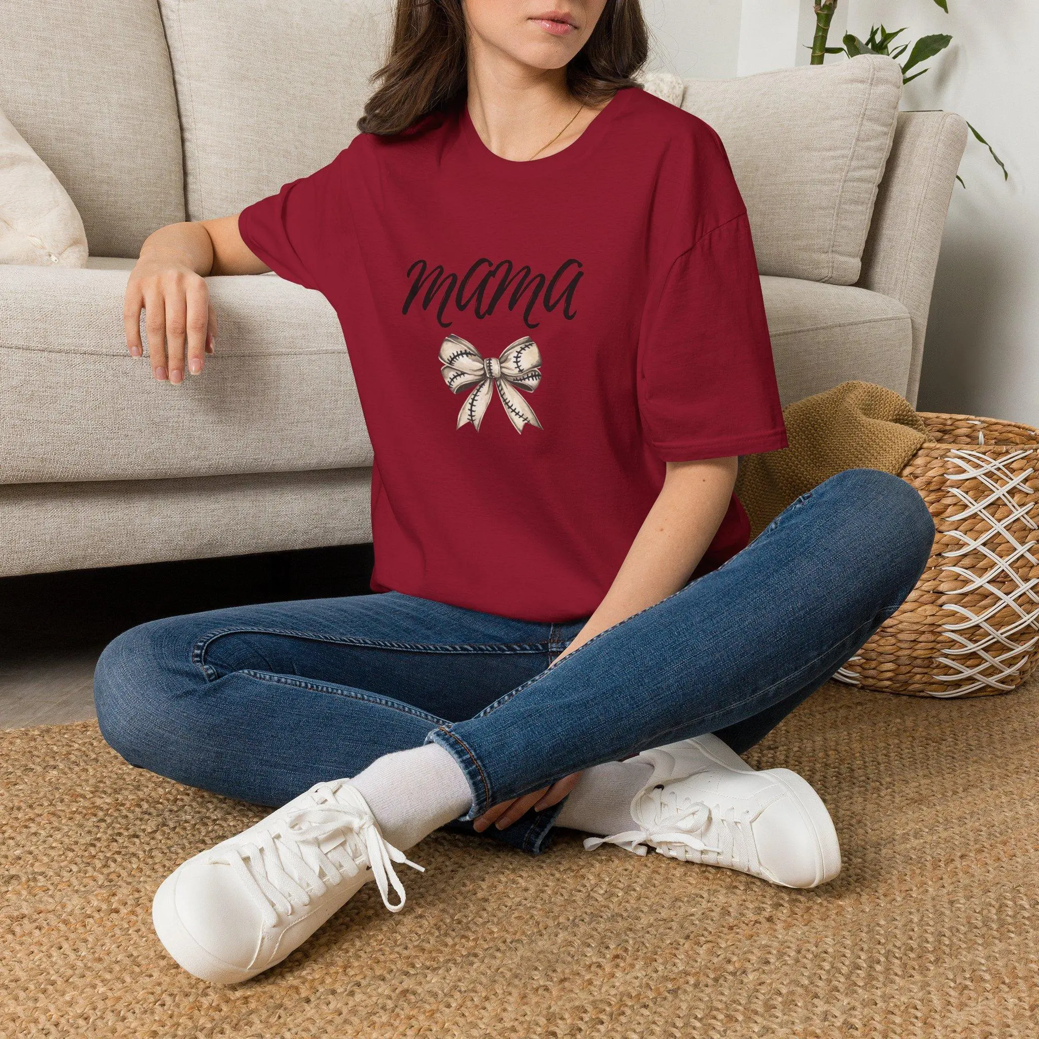 Mama script text with bow T-Shirt | Mom shirt, Christian moms