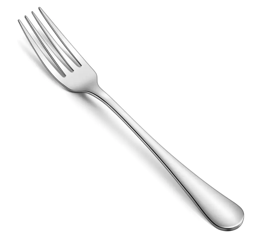 Hiware Dinner Forks Set, Food-Grade 18/8 Stainless Steel Forks Silverware, Mirror Polished, Dishwasher Safe - Set of 12, 8 Inches