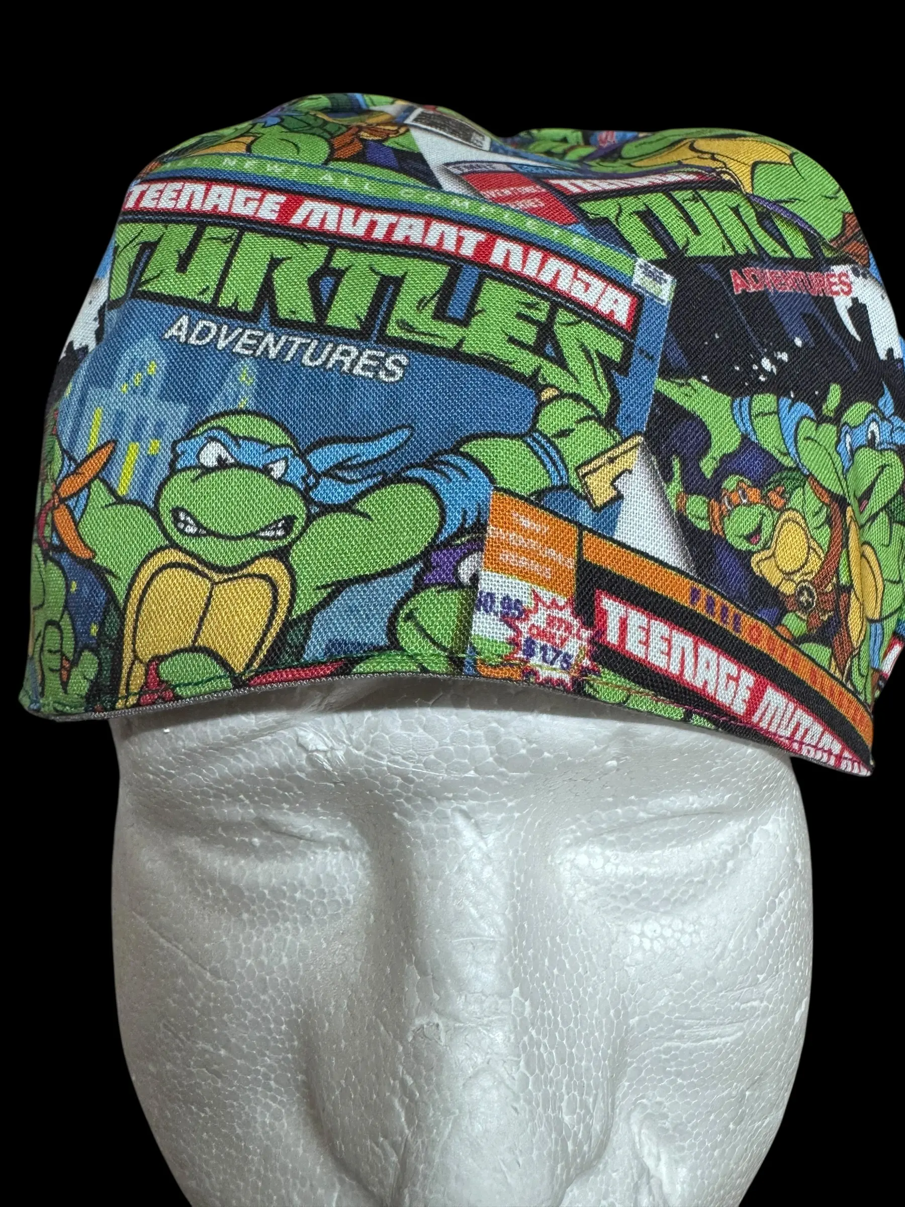 TMNT Cotton Snapback Welding Protective Cap - Comic-Themed Cool Cotton Cap, Regulated Size Mens Hat, Cotton Caps
