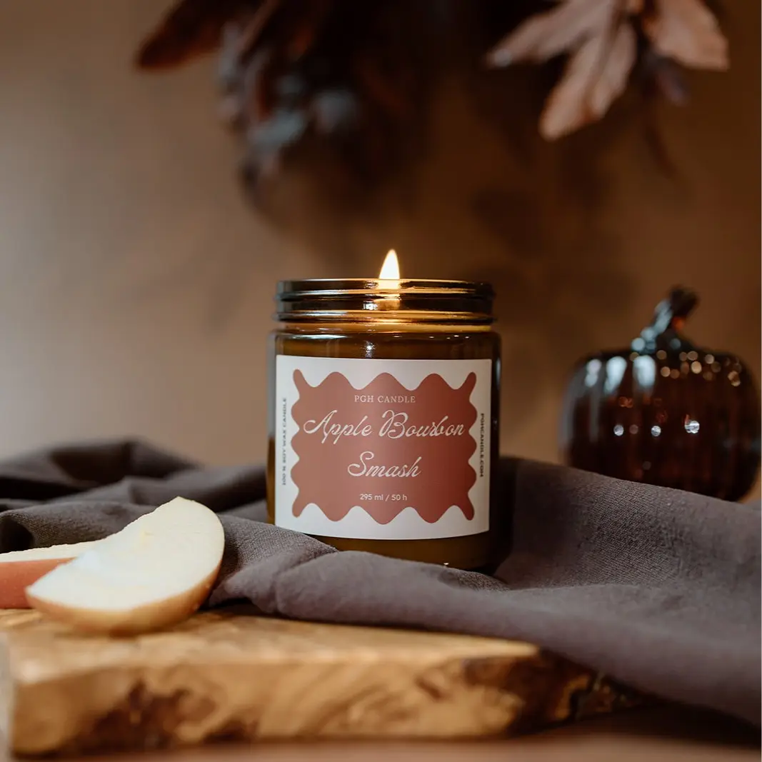 Apple Bourbon Smash Hand-Poured Soy Wax Candle