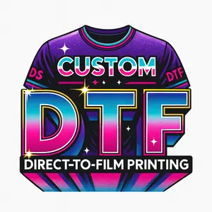 XclusiveXpressions Custom DTF Direct-to-Film Printing Service with Industry Costs & Design Prep Fee Included for High-Quality Prints
