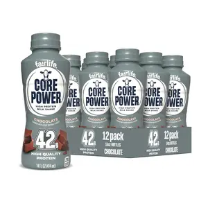 Core Power Fairlife Elite 42g High Protein Milk Shakes For kosher diet, Ready to Drink for Workout Recovery, Chocolate, 14 Fl Oz (Pack of 12), Liquid, Bottle (Packaging may vary)