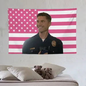 Eric Winter Tim Bradford Decorative Flag Tapestry for Outdoor Indoor, Double Stitched, Wall Hanging Room Decor, College Dorm Porch Outside Decorations
