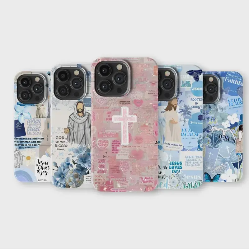 Bible Verse Phone Case Christian Jesus Christ Phone Cover | gift for him, Gift for her | for iPhone17 ProMax, 16Pro, 15, 14 13 12 11 X 8 7 SE. Premium phone case