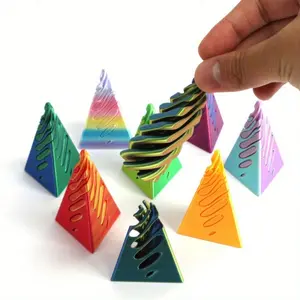 3D Printed Fidget Spinner Toy--Spiral Design Rotating Spinner, Durable High-Quality 3D Print for Long-Lasting Rotation