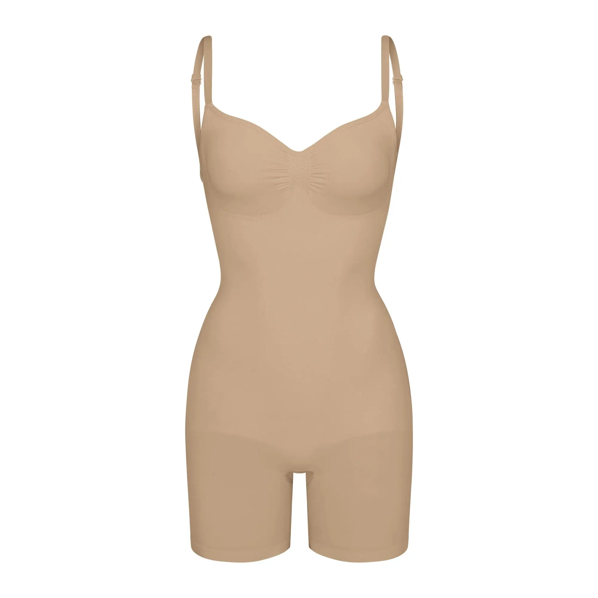 SKIMS SEAMLESS SCULPT LOW BACK MID THIGH BODYSUIT
