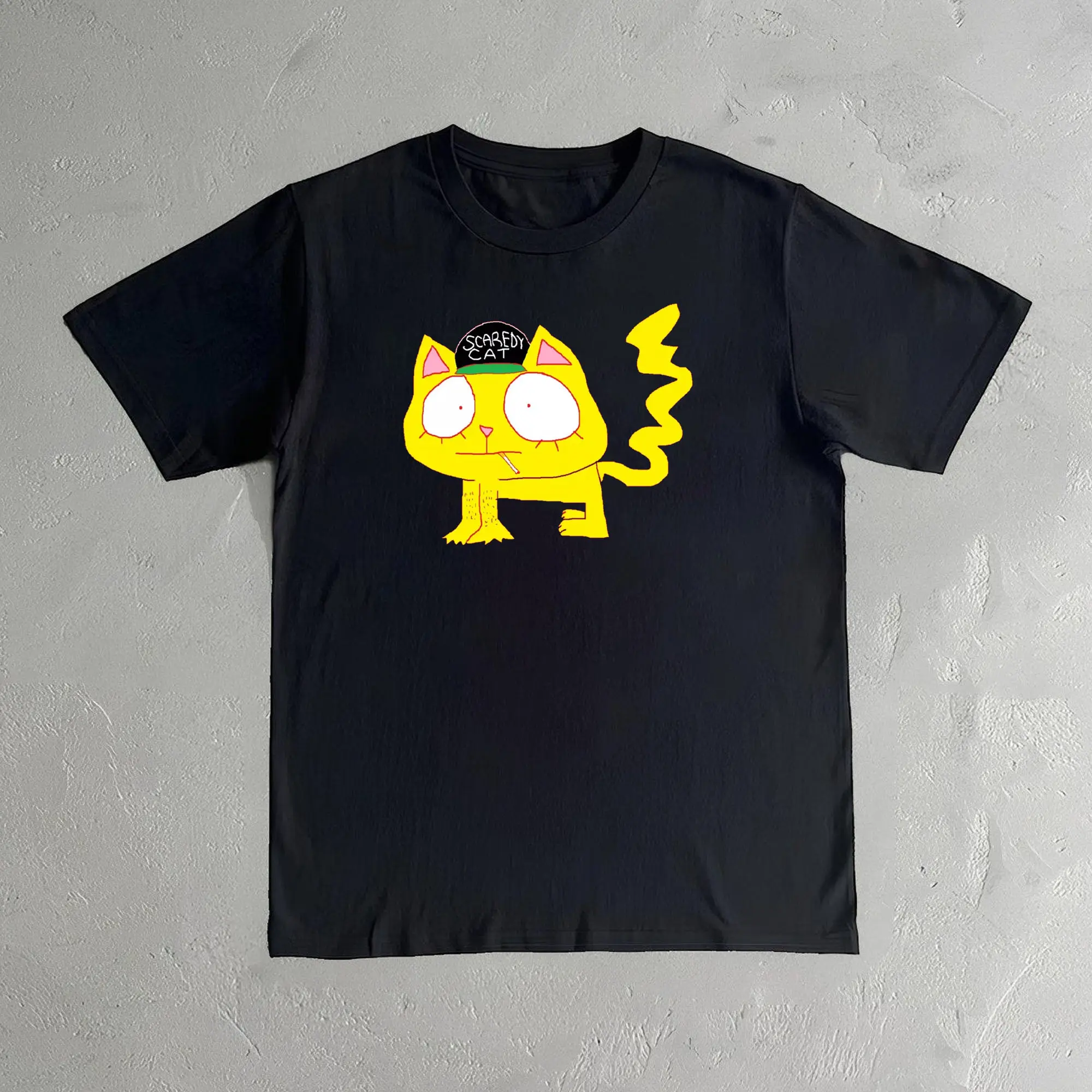 Wifiskeleton Suburban Daredevil Album Scaredy Cat Graphic T-Shirt, Underground Rap Album Inspired Tee, Vintage Y2K