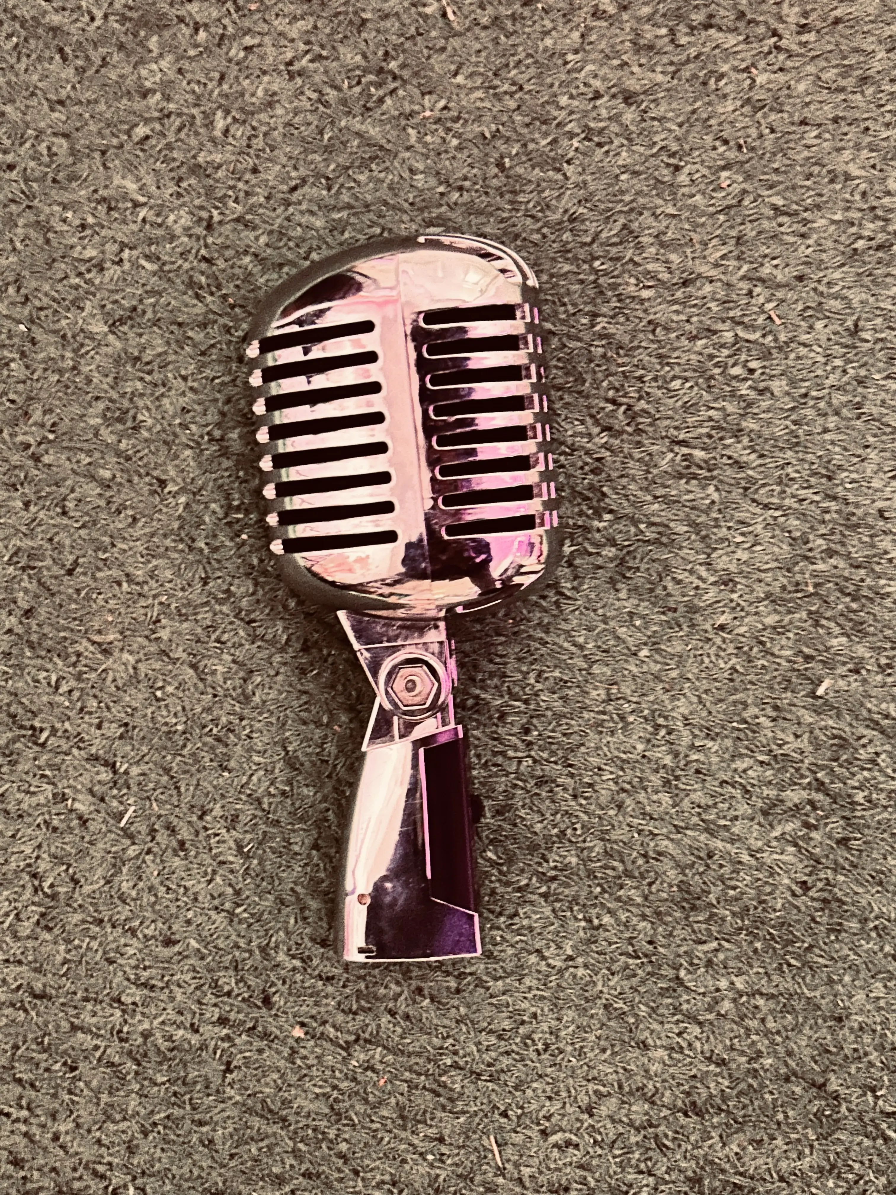 Bella Blaq's Signed Personal Vintage Portable Microphone - 1 of 1 Auction Item