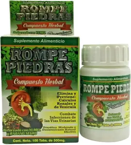 Rompe Piedras Reforzado con Yumel y Rabano Negro (Black Radish) Net Content.100 Tabs