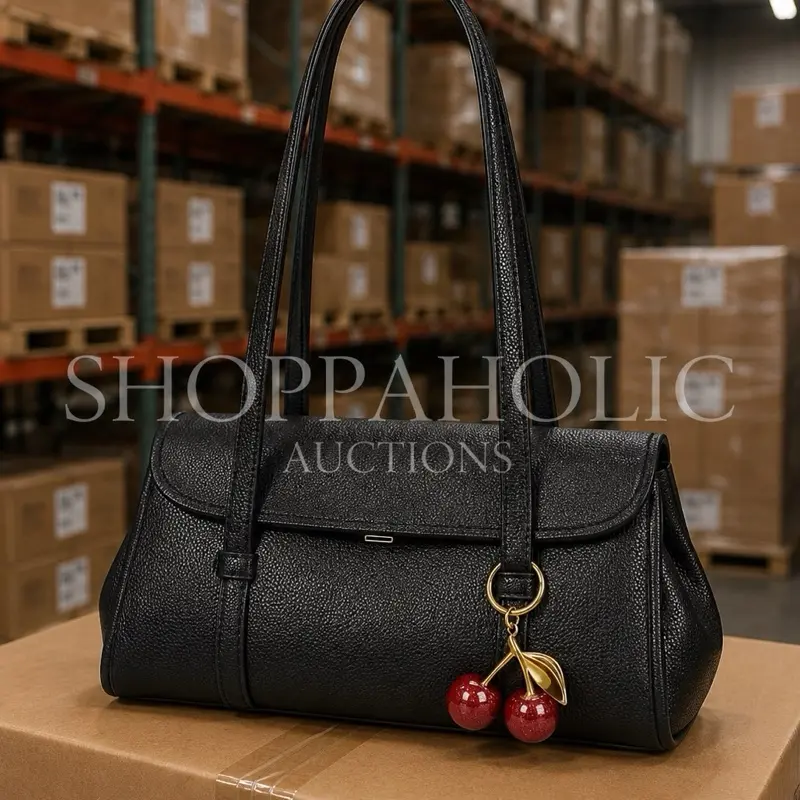 Women's Scarlet Cherry Shoulder Crossbody Bag, Stylish Luggage Accessory for Everyday Use, Bags For Everyday, Everyday Purse
