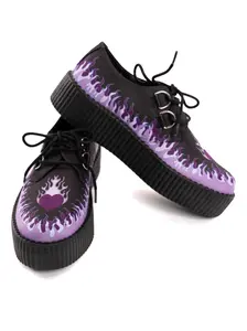 Purple Flaming Heart Creeper T.U.K.