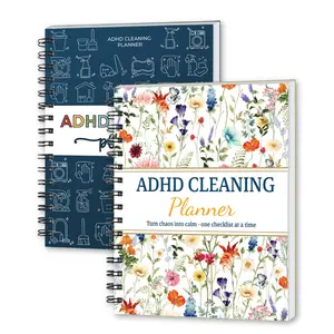 2026 ADHD Cleaning Planner – Undated Daily, Weekly & Monthly Cleaning Schedule & Checklist – Household Chores Organizer Notebook for Home Management, Routine Tracking & Family Cleaning Tasks