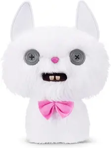 ZURU Fuggler Alley Cats Cheezee White 9-inch Stuffed Plush