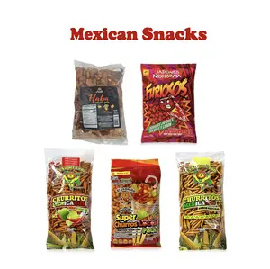 Mexican Snack - Cacahuates Habas Enchiladas - Churros Mexicanos - 16oz