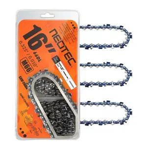 NEO-TEC 3 Pack 16 Inch Chain Saw Chain 0.050" Gauge 0.325" Pitch 66 Drive Links, Fits for 435, 445, 450E, 543XP and more - M66