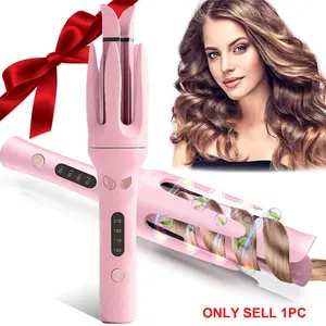 Electric Heated 28mm Hair Curler, 4 Heat Levels Adjustable Hair Curling Iron, Professional Long-lasting Electric Big Wave Hair Styling Tool for Beach Waves, Blitz Curler, Hair Styling Tools, Rotating Curling Iron, Curling Irons, Hair Styler