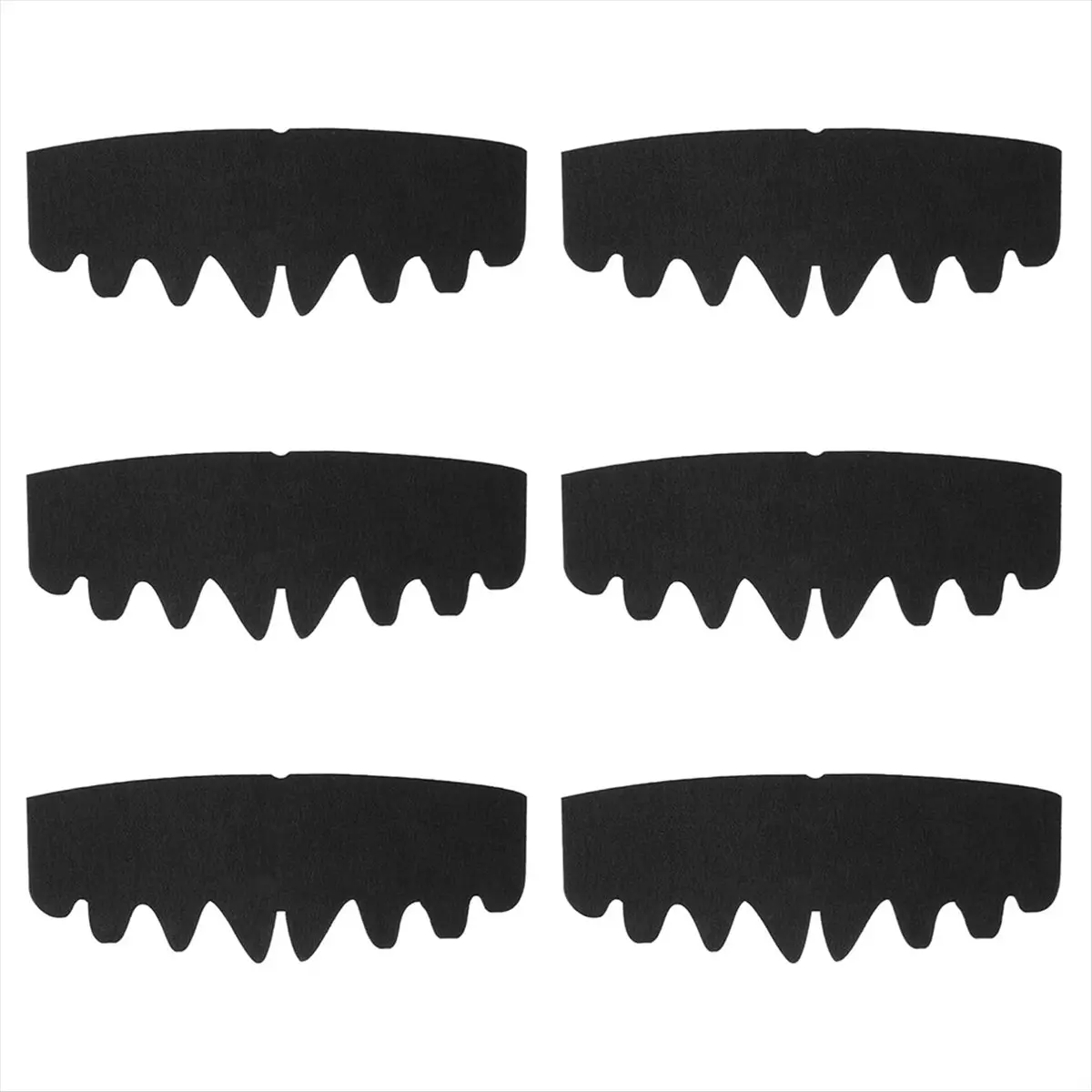 6 Pack Crown Fitters for Fitted Baseball Cap, Breathable Sweat Guard & Reusable Size Adjuster for Daily Wear, Year-Round Use, Sports Hat, Adjustable Hat, Felt, Shape Support, Hat Shaper Inserts