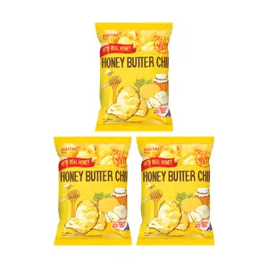 HAITAI Honey Butter Chips 3 Pack 2.12 oz Each  Korean Snack