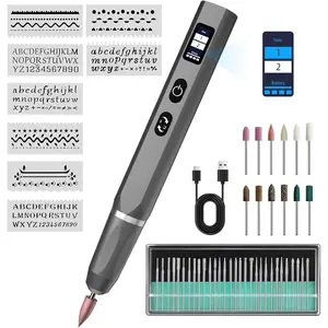Engraving Pen with 50 Accessories, Cordless Rotary Tool Kit - Rechargeable Engraver Pen for Metal, , Glass, Plastic - Beginner Friendly Etching Tool for Artists & DIYers
