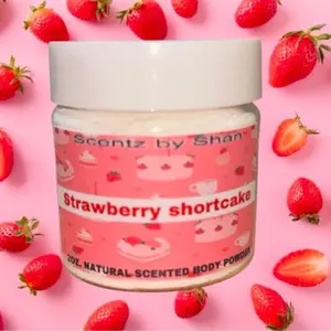 Scentz by Shan 2 oz Natural Scented Body Powder for Fresh Fragrance