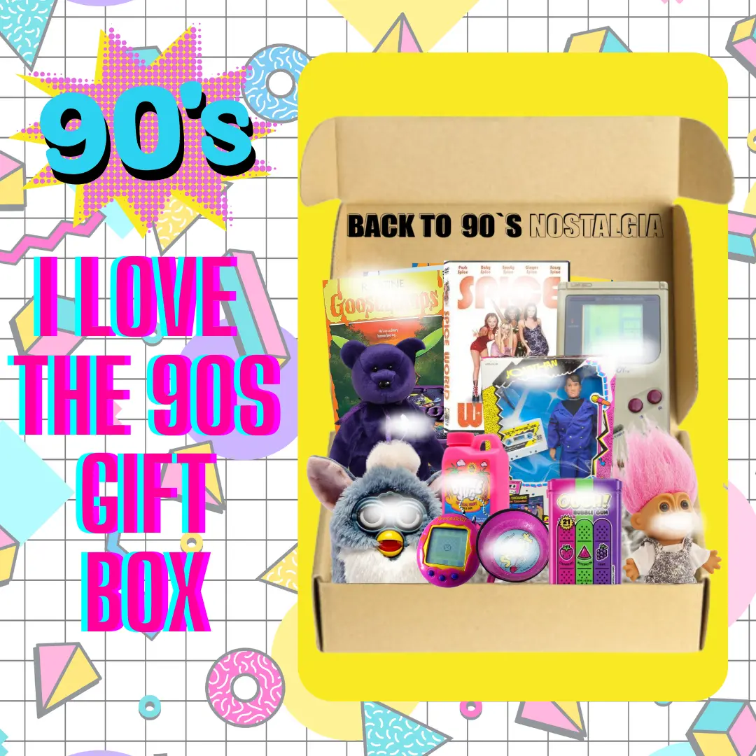 I Love the 90s Gift Box - Assortment of Trendy Fun Items