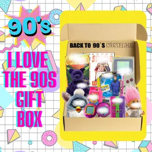 I Love the 90s Gift Box - Assortment of Trendy Fun Items