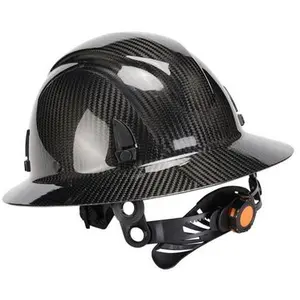 OSHA-certified full-brim safety helmet, ventilated construction safety helmet, 6-point ratchet suspension system, carbon fiber texture design full-brim safety helmet, OSHA-certified ventilated safety helmet UV Cordless High yes wearable heated blacket