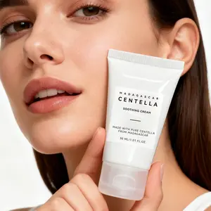 1pc/2pcs Skin1004 Centella Soothing Cream, 1.01 Fl Oz, 30ML, Korean Face Moisturizer with Hyaluronic Acid, Hydrating Cica Gel Cream, Skincare