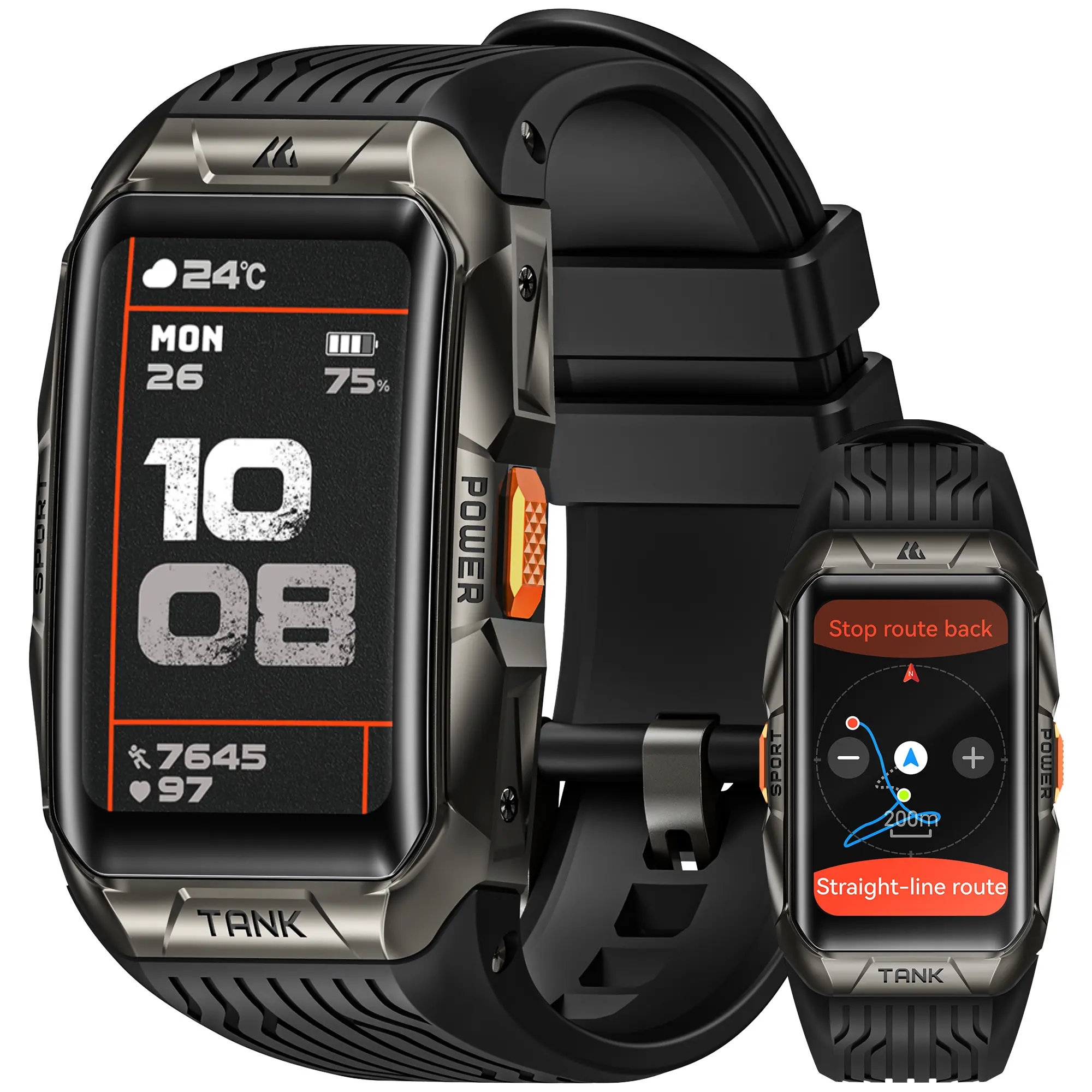 KOSPET X2 Ultra Smartwatch,Fitness Tracker with GPS&Calls,15-Day Battery Life,50M Waterproof,AMOLED Display,Full-Metal,Android&iOS,Bluetooth,Smartwatch Men,Campss Fitness Tracker,HeartRateMonitor,Blood Pressure Health Tracker Monitor,Christmas HolidayHaul
