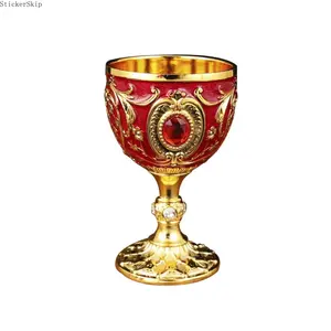 2026 Vintage Metal Shot Glass 30ml (1oz) – Mini Liquor Tasting Cup for Baijiu, Whiskey & Spirits, Retro Style Small Drinking Cup for Home Bar, Parties & Gift