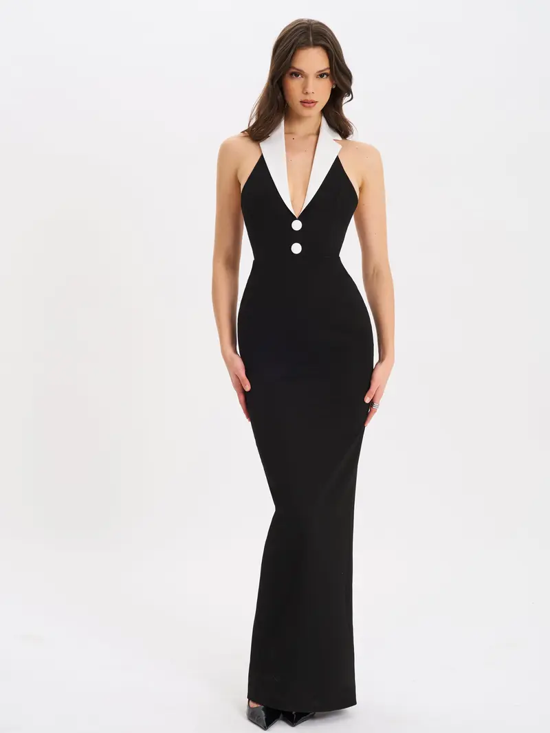 black dress business attire Evelyn Dress | Black | News Anchor Women's Workwear