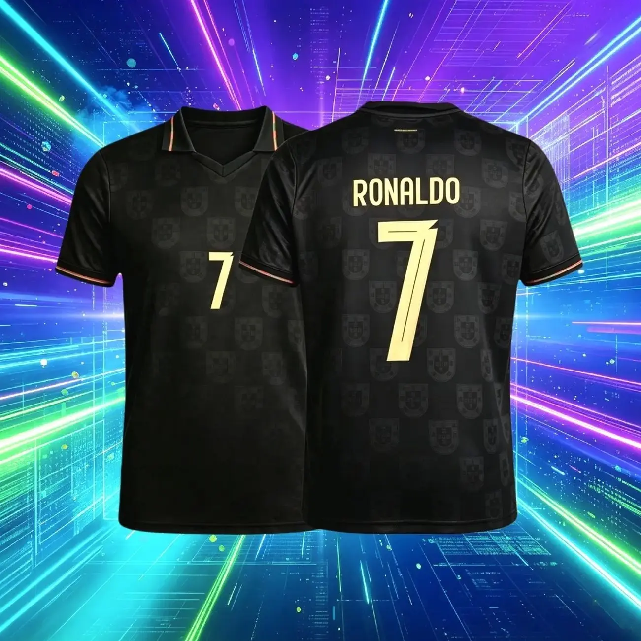 2026 Portugal Home And Away Red Green Black 7# Cristiano Ronaldo Short And Long Sleeve Soccer Jersey Fans Version G4