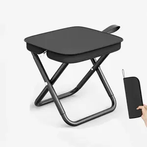 Portable Folding Bench, Portable Stool, Collapsible Stool, Ultra Compact and Lightweight, Ideal for Outdoor Travel, Camping, Fishing, and Concerts, Easy to Carry and Use
