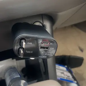 Product Review of 4-in-1 Retractable Car Charger, 100W USB-C Fast Adapter with Lightning Cable & Dual Ports for iPhone, iPad, AirPods, Samsung, Google Pixel from C**