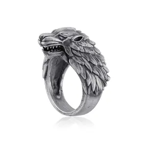 Game Of Thrones Stark Wolf Ring