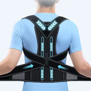 Anti-hunchback corrective belt shape correction back open shoulder straight back men's universal posture corrective belt anti-hunchback Adjustable Compression Belt